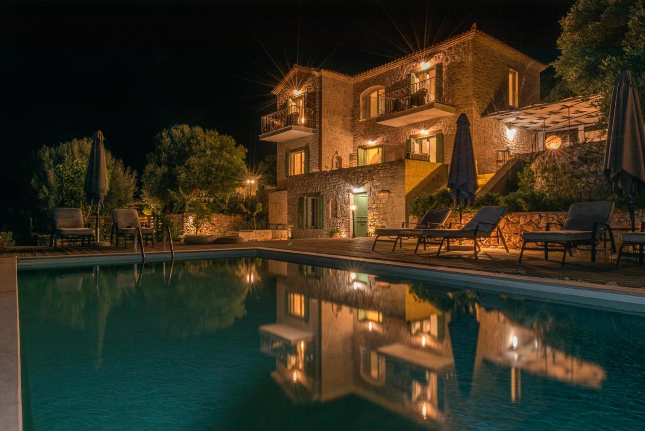 Yiameli Villas With Private Pool Skinária Dış mekan fotoğraf