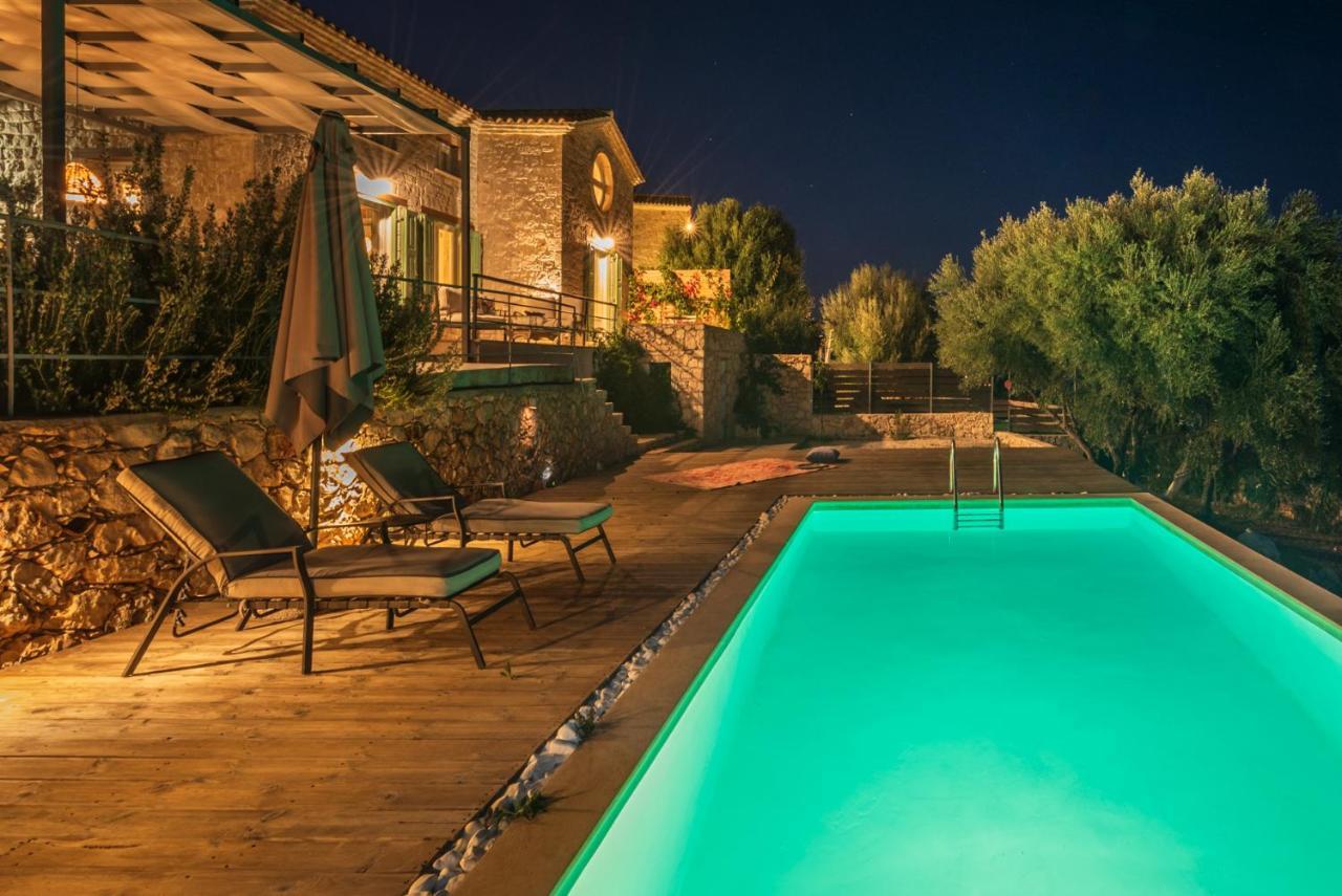 Yiameli Villas With Private Pool Skinária Dış mekan fotoğraf