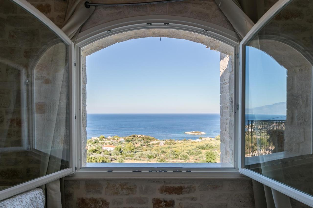 Yiameli Villas With Private Pool Skinária Dış mekan fotoğraf