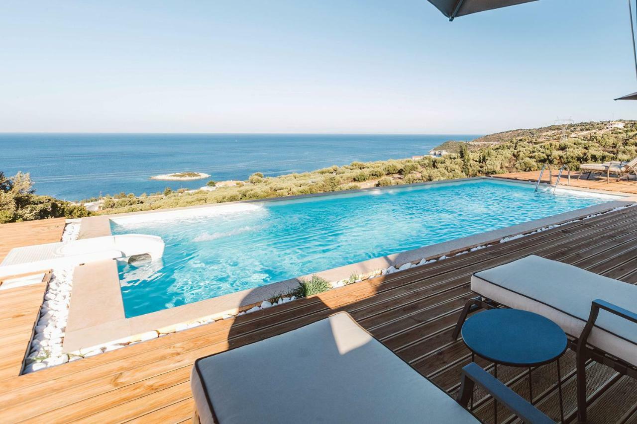 Yiameli Villas With Private Pool Skinária Dış mekan fotoğraf